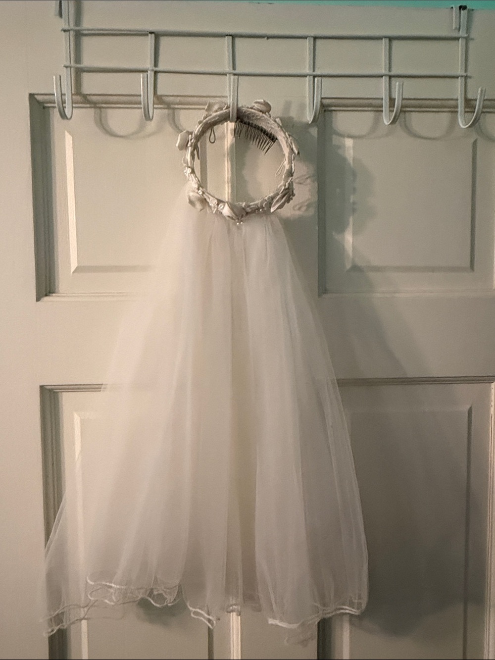 Ivory Tulle Flower Girl Dress with Headband